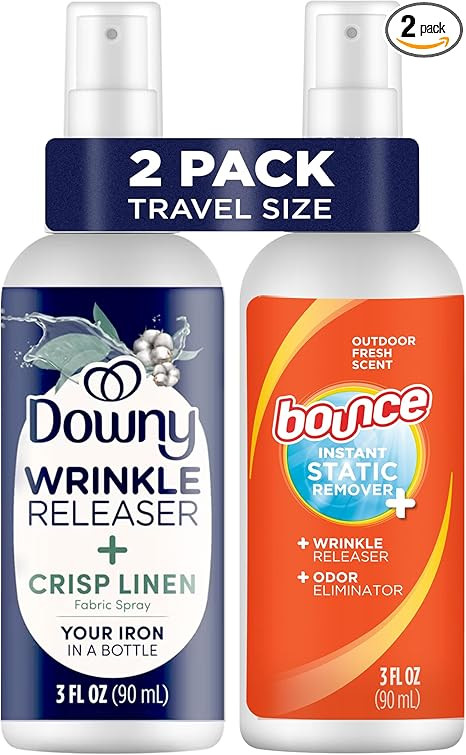 Downy Wrinkle Release Spray w/Bonus 3oz Bounce Spray Sample | Amazon (US)