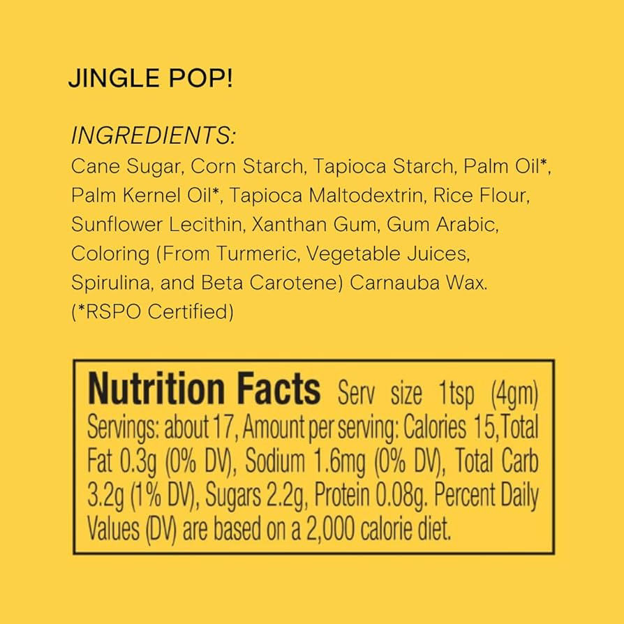 Jingle Pop! Natural Nonpareil Christmas Sprinkles by Supernatural, No Artificial Dyes, Soy Free, ... | Amazon (US)