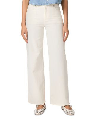 Anessa High Rise Wide Leg Jeans in Champagne Ecru | Bloomingdale's (US)