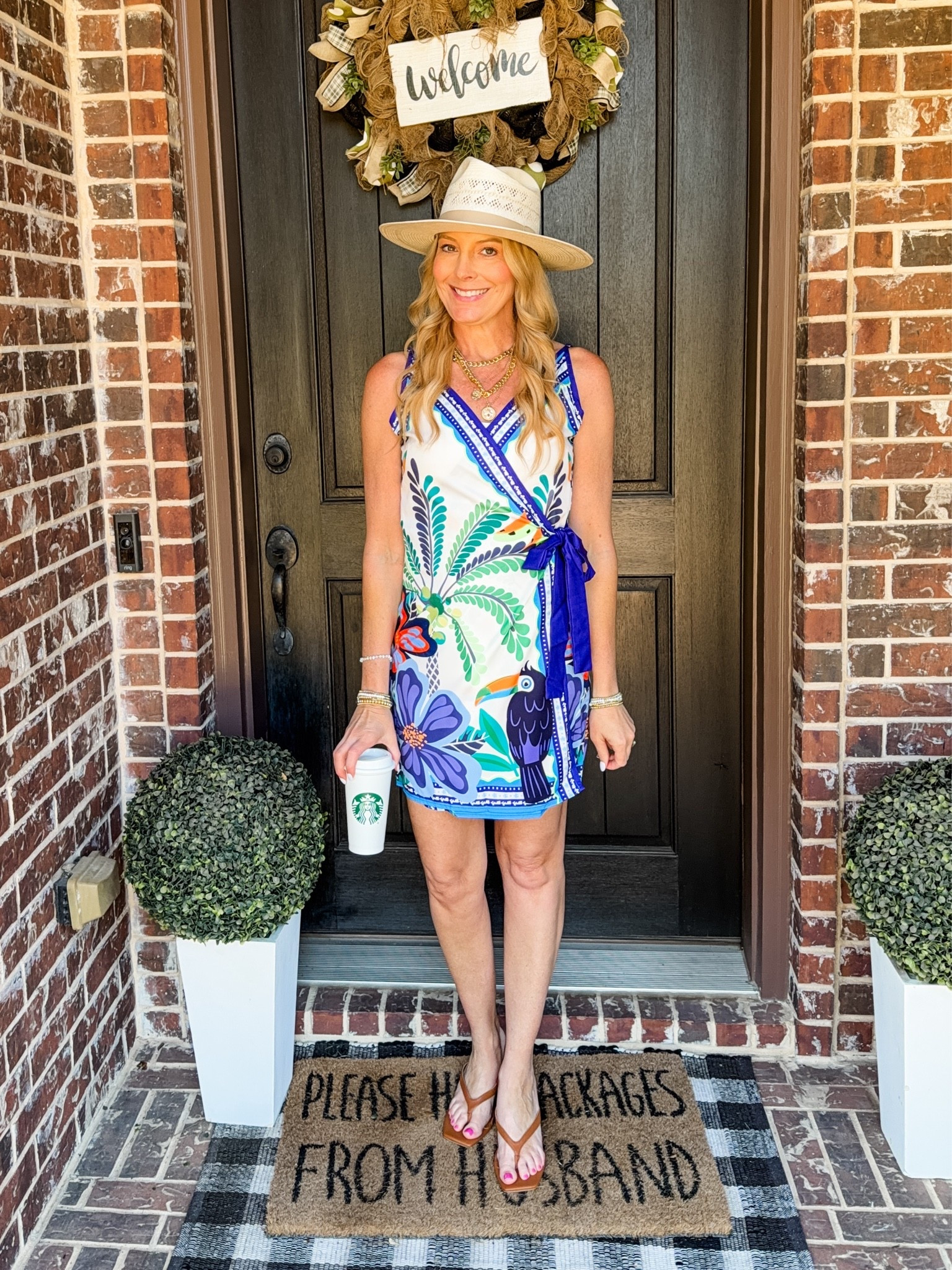 Going to the beach or somewhere tropical? This is the cutest vacation dress! I’m wearing a small.

Wrap dress | mini dress | dresses | summer dresses | casual dresses | vacation | beach | colorful | Amazon | summer outfits | vacation outfits beach | date night outfits | travel outfits

#LTKootd #LTKTravel #LTKmomlife