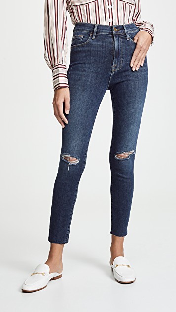 Ali High Rise Skinny Cigarette Raw Jeans | Shopbop