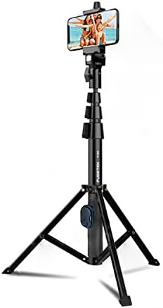 Fugetek 51" Professional Selfie Stick & Tripod, Phone Holder, Removable Bluetooth Remote, Portabl... | Amazon (US)