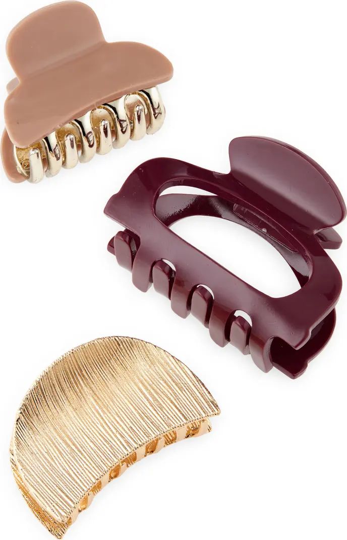 Set of 3 Metail Claw Clips | Nordstrom