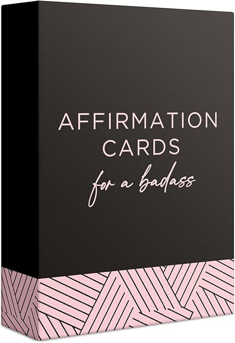 52 Affirmation Cards for a Badass - Daily Motivational Birthday Gifts for Women, Best Friend, Sel... | Amazon (US)
