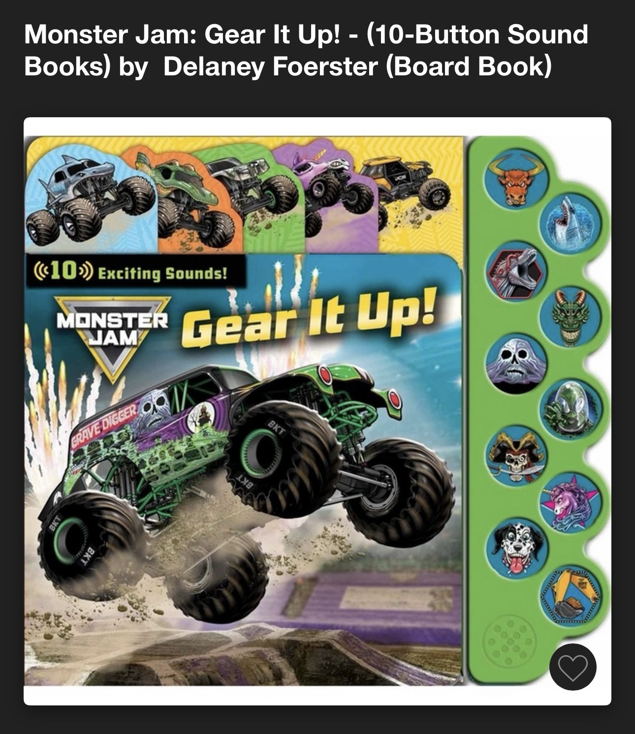 NEW Monster Jam sound book. Preorder now! Release date Aug. 19, 2025