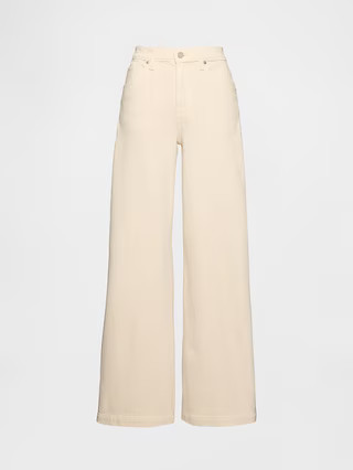 High Rise Stride Wide-Leg Jeans | Gap (US)