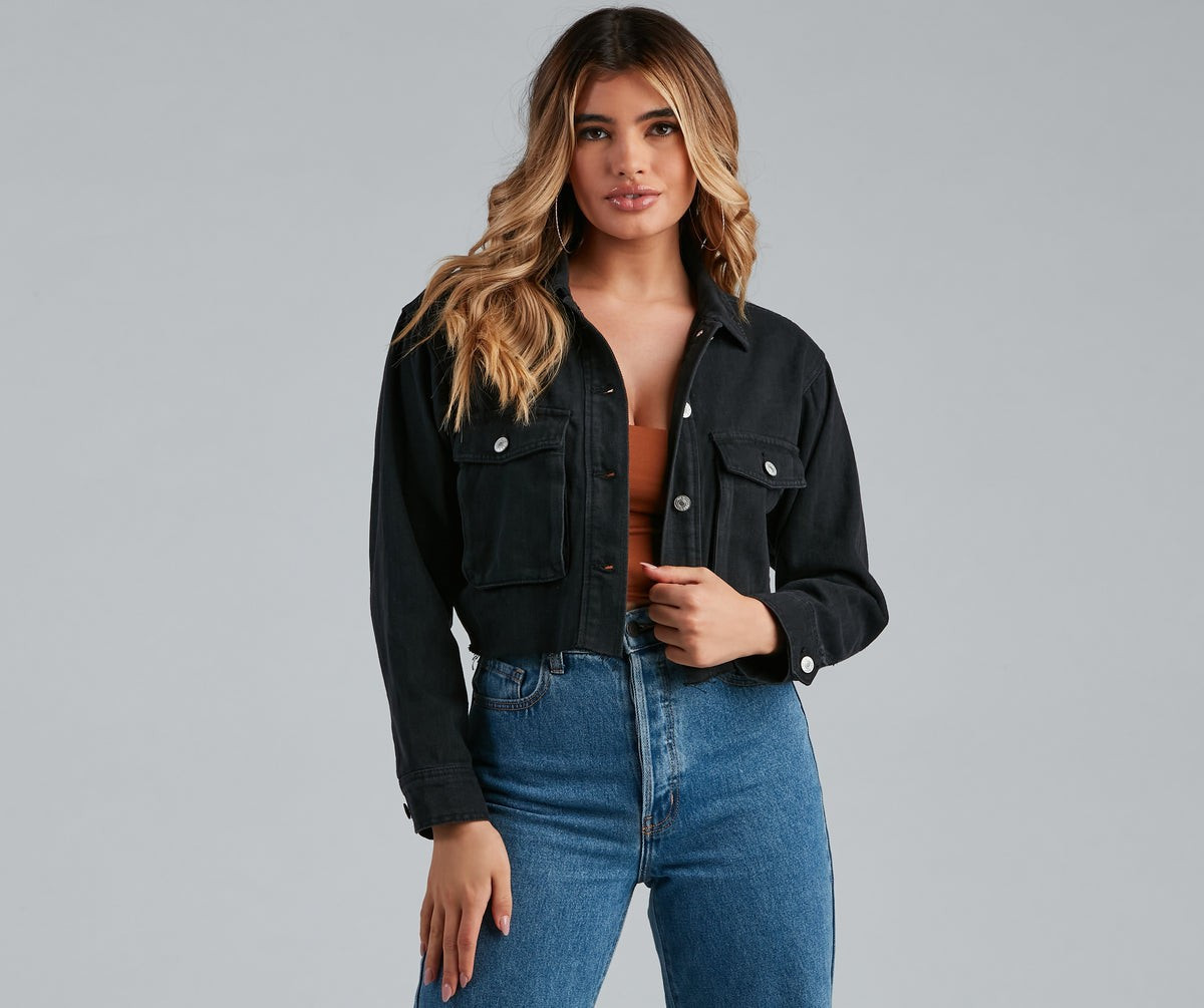 Keep It Chill Relaxed Denim Jacket | Windsor Stores