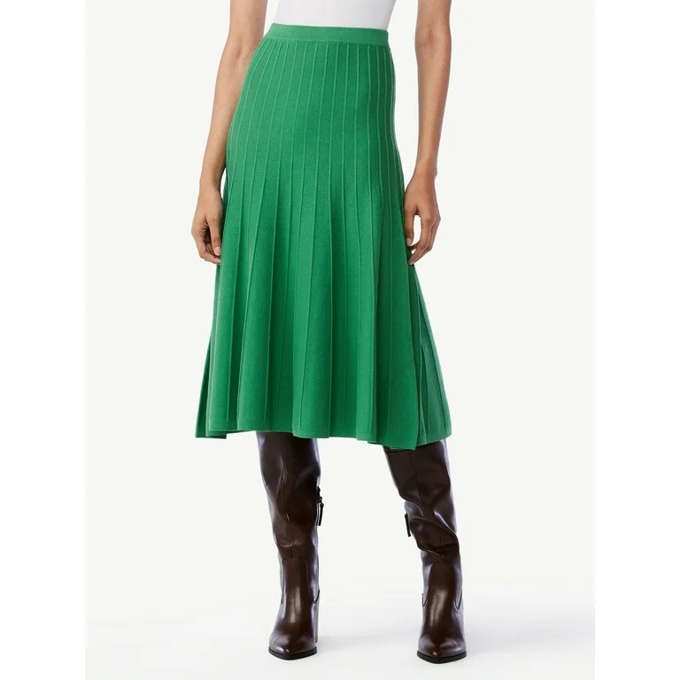 Scoop Women's Knit Midi Skirt | Walmart (US)