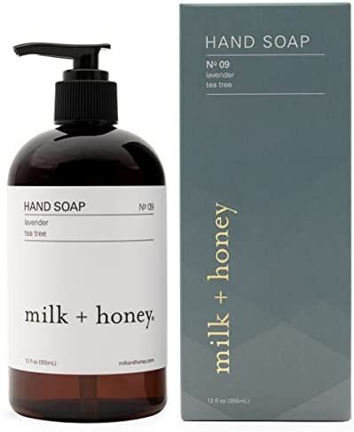 milk + honey Liquid Hand Soap, No. 9, with Lavender, and Tea Tree, Moisturizing Hand Soap, Natura... | Amazon (US)