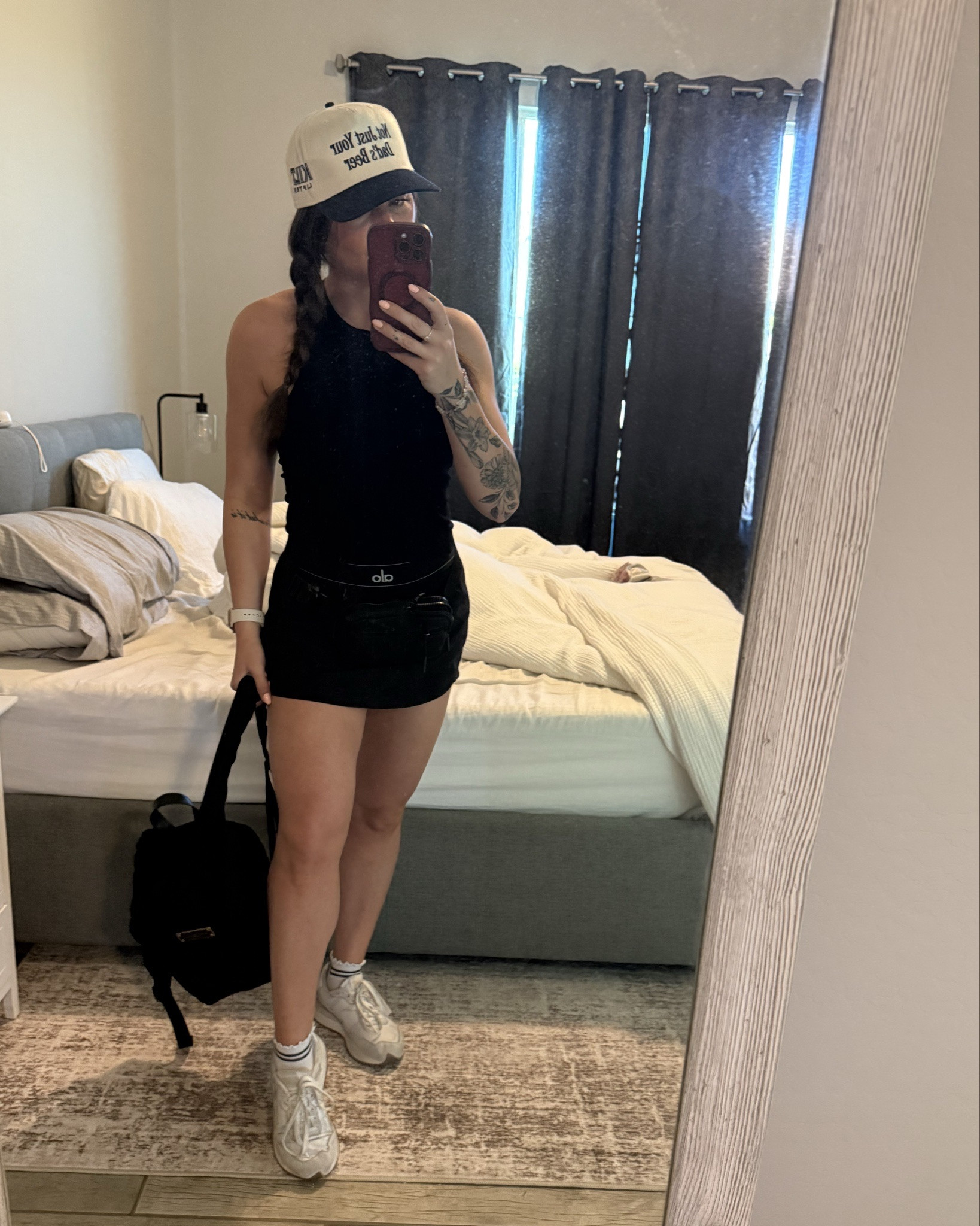 Working on a Saturday, but make it cute.  This outfut is perfect for working a weekend event, running, errands, a Saturday packed with kids sporting events, or brunch with the girls. You really can'tgo wrong with @Alo Yoga skirts.  

#LTKSeasonal #LTKmomlife #LTKootd