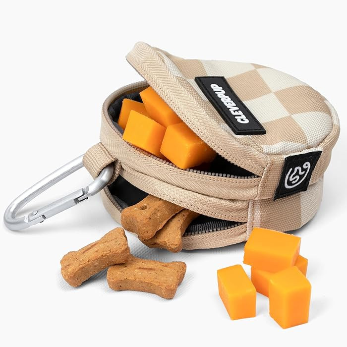 Cleverpup, Snackpack Double Insulated Dog Treat Pouch - Holds 1.5 Cups - Dog Training and Walks S... | Amazon (US)