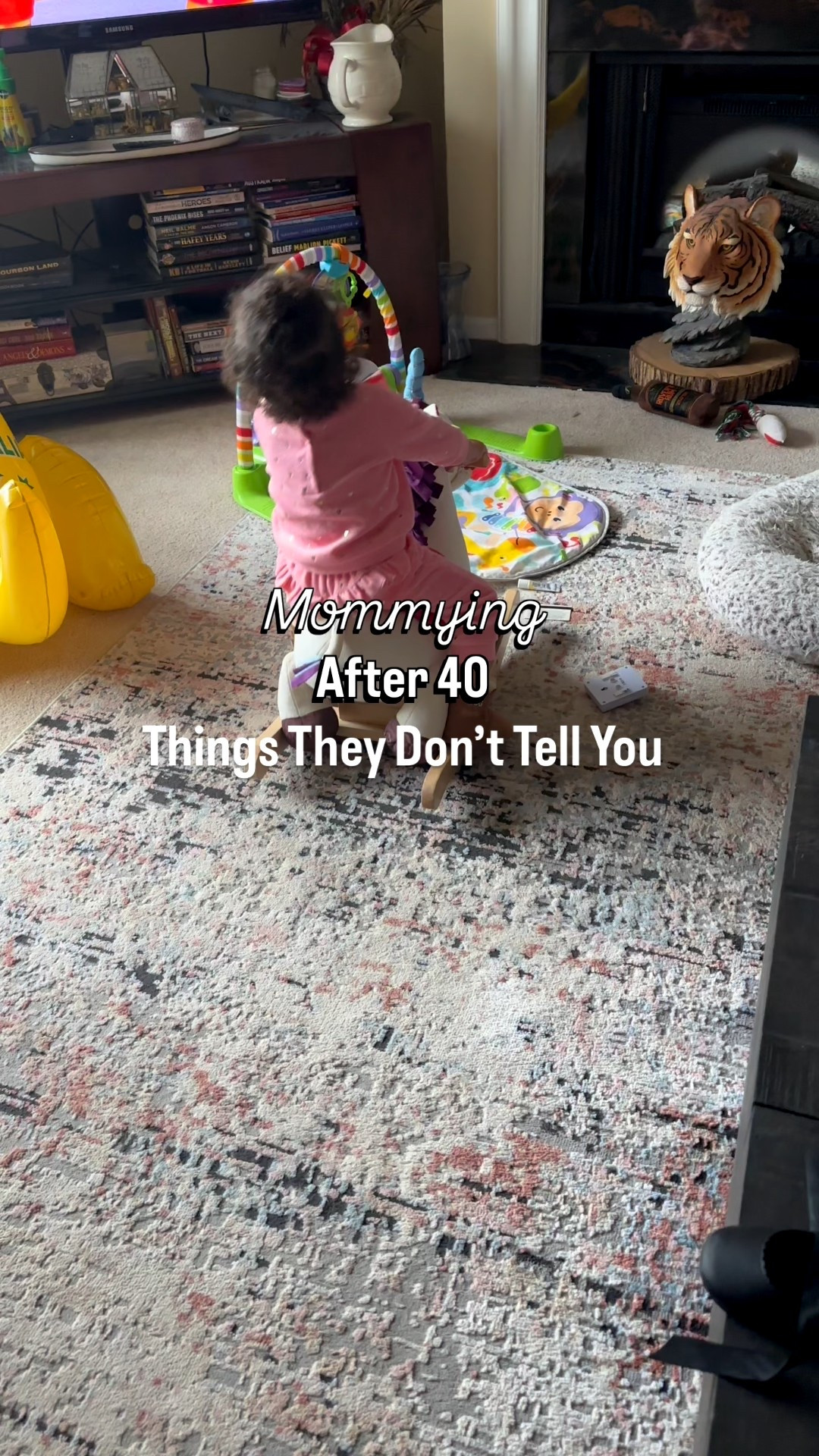 Mommying after 40… things they don’t tell you:

Coffee isn’t optional ☕️

Sleep is a myth 😴

Your house is always a mess 🏠

Your schedule is their schedule 👶🏽

And your back now pops more than bubble wrap 😂

But hey — wisdom, patience, and snacks for days make up for it, right? 💪🏽💁🏾‍♀️

#MomLifeAfter40 #RealMomMoments #Over40AndThriving #MomHumor #ParentingUnfiltered #TiredButHappy #FunnyMomLife #RelatableMomContent #absolutelyalli

#LTKBump #LTKKids #LTKBaby