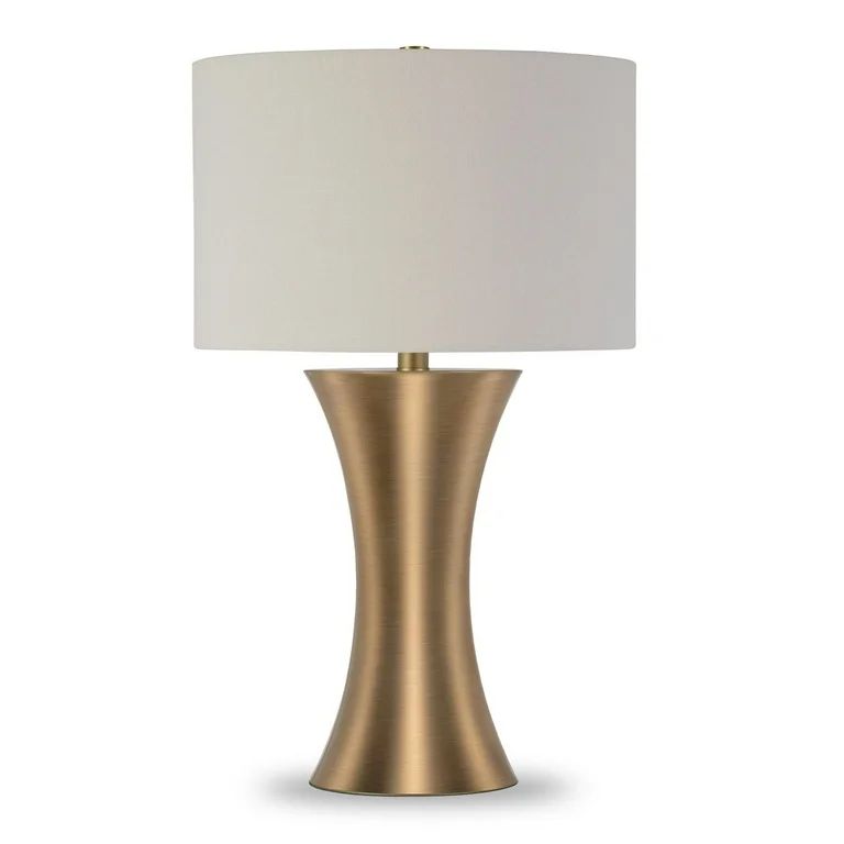 Evelyn&Zoe Traditional Metal Hourglass Table Lamp | Walmart (US)