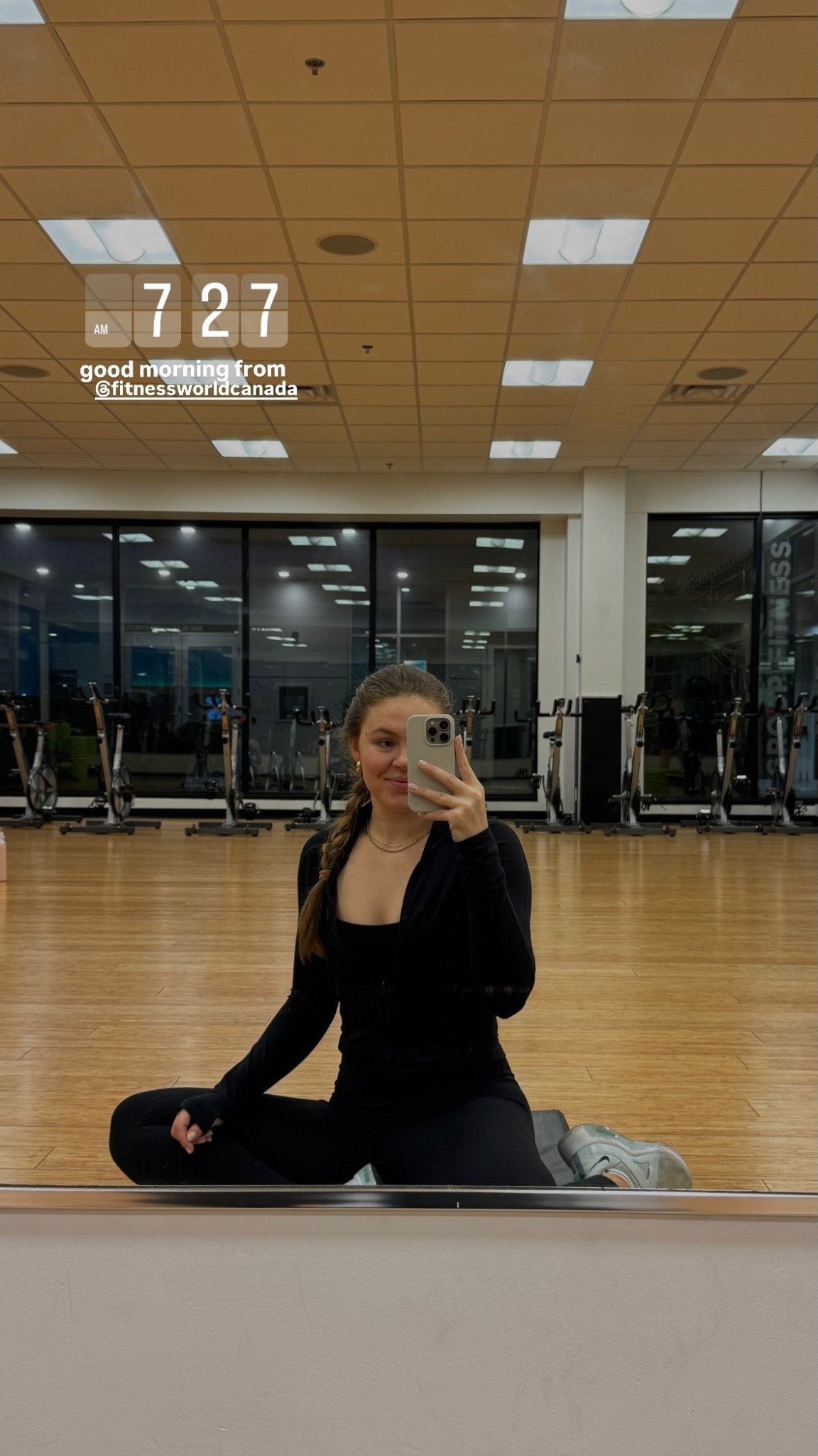 good morning from 
 @fitnessworldcanada