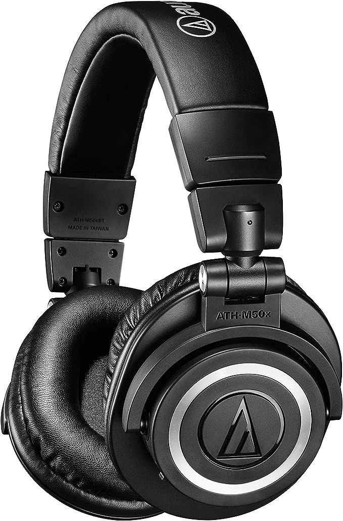 Audio-Technica ATH-M50xBT Wireless Bluetooth Over-Ear Headphones, Black, With Exceptional Clarity... | Amazon (US)