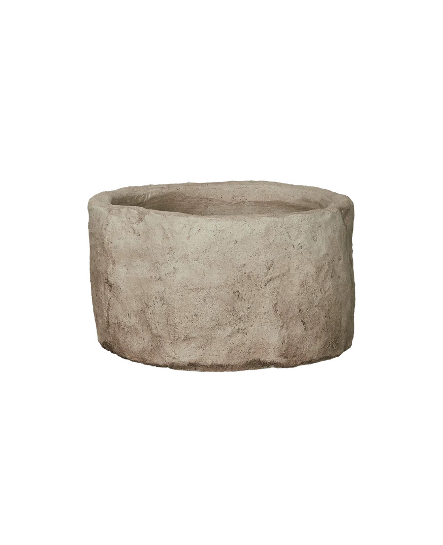 Olive Ateliers Cast Trough - Round from Indonesia - Planters, Fountains, & Water Features | Olive Ateliers