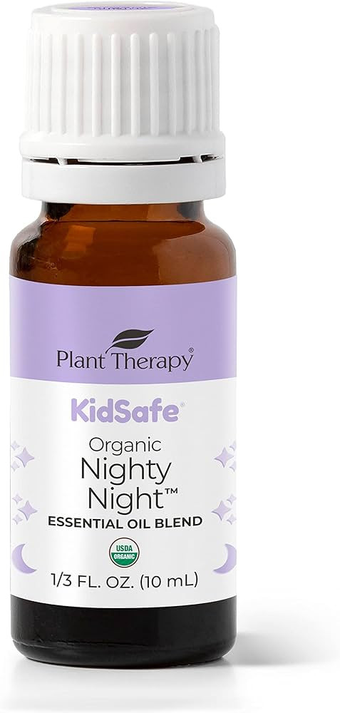 Plant Therapy KidSafe Organic Nighty Night Essential Oil Blend for Sleep 10 mL (1/3 oz) 100% Pure... | Amazon (US)