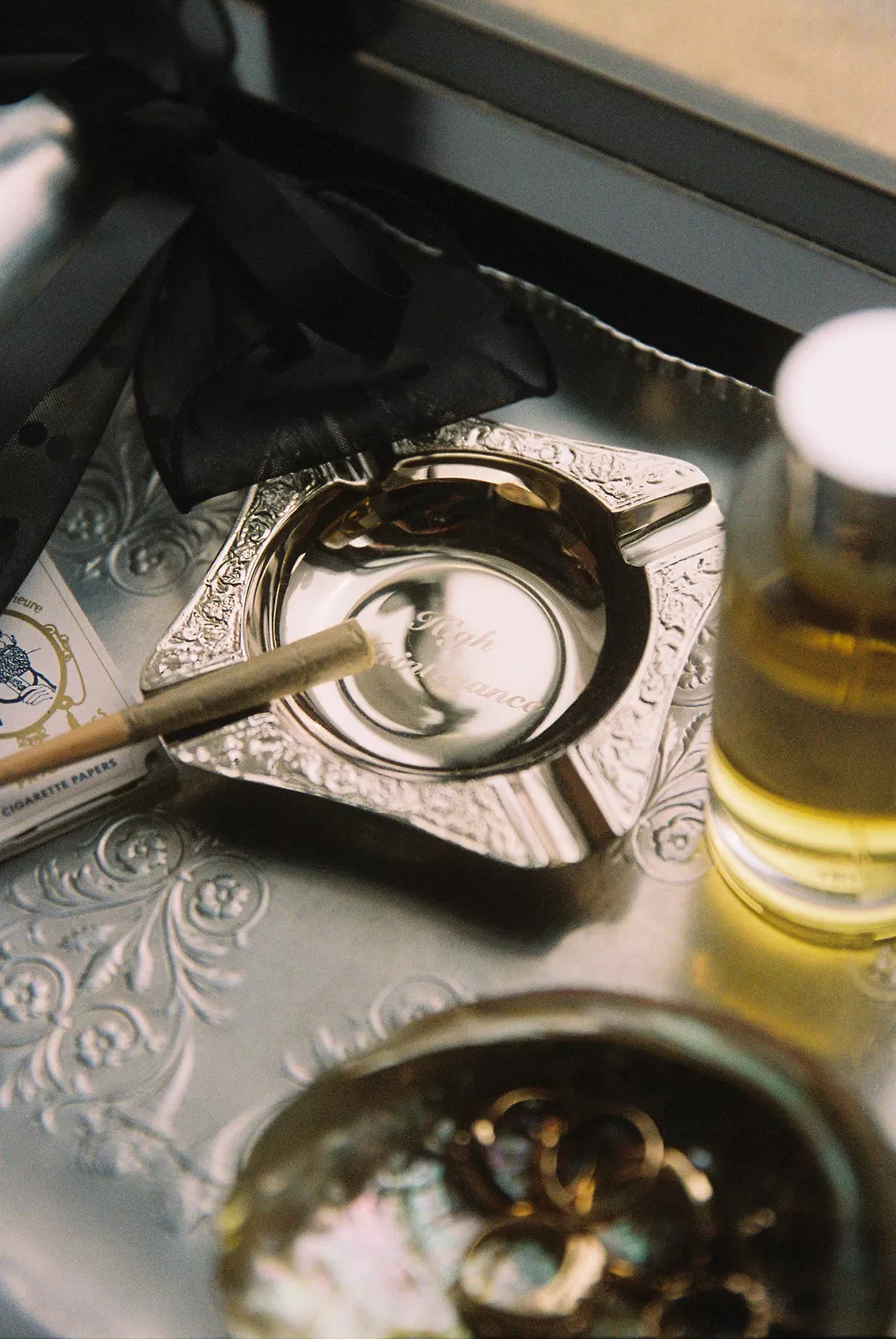 Ornate Etched Brass Ashtray | Urban Outfitters (US and RoW)