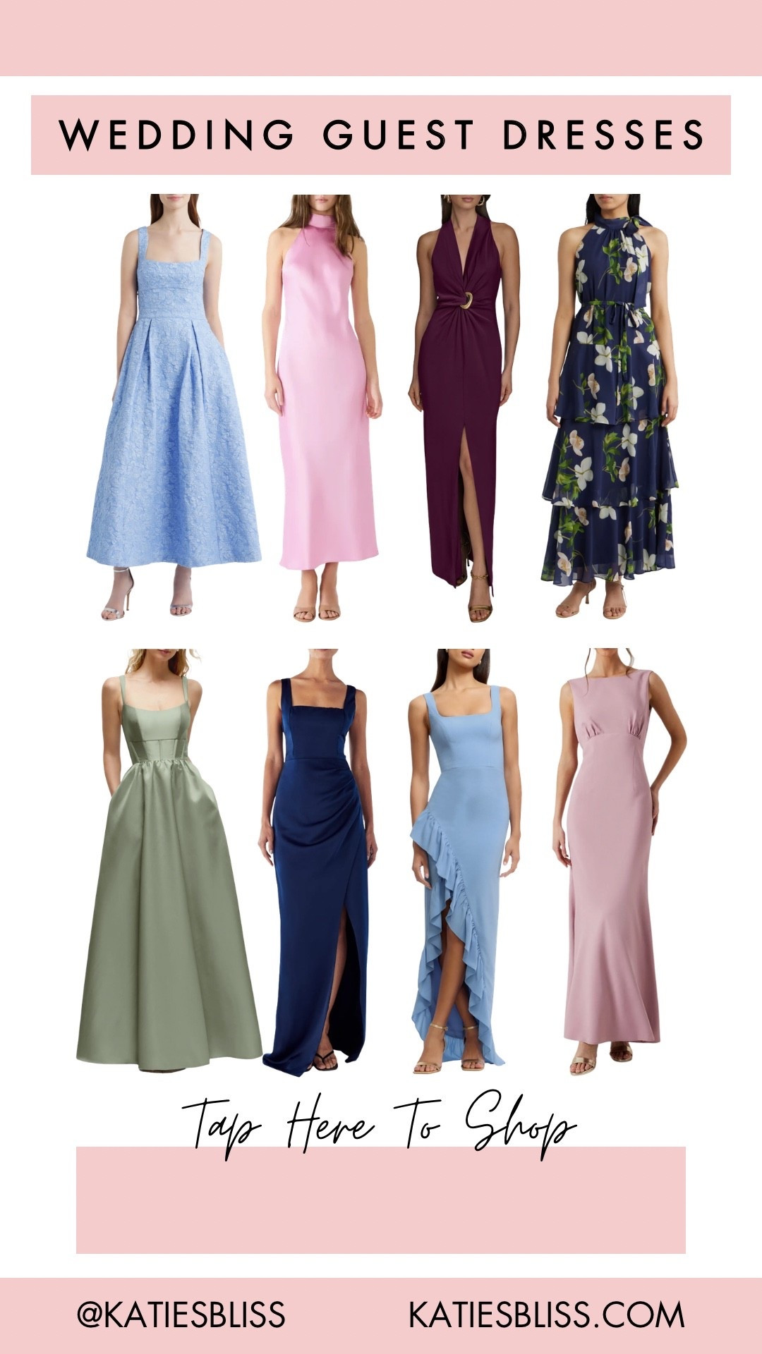 Wedding guest dresses 🤍

Formal. Wedding. Guest dress. Maxi. Floral. Pastel. 




#LTKWedding