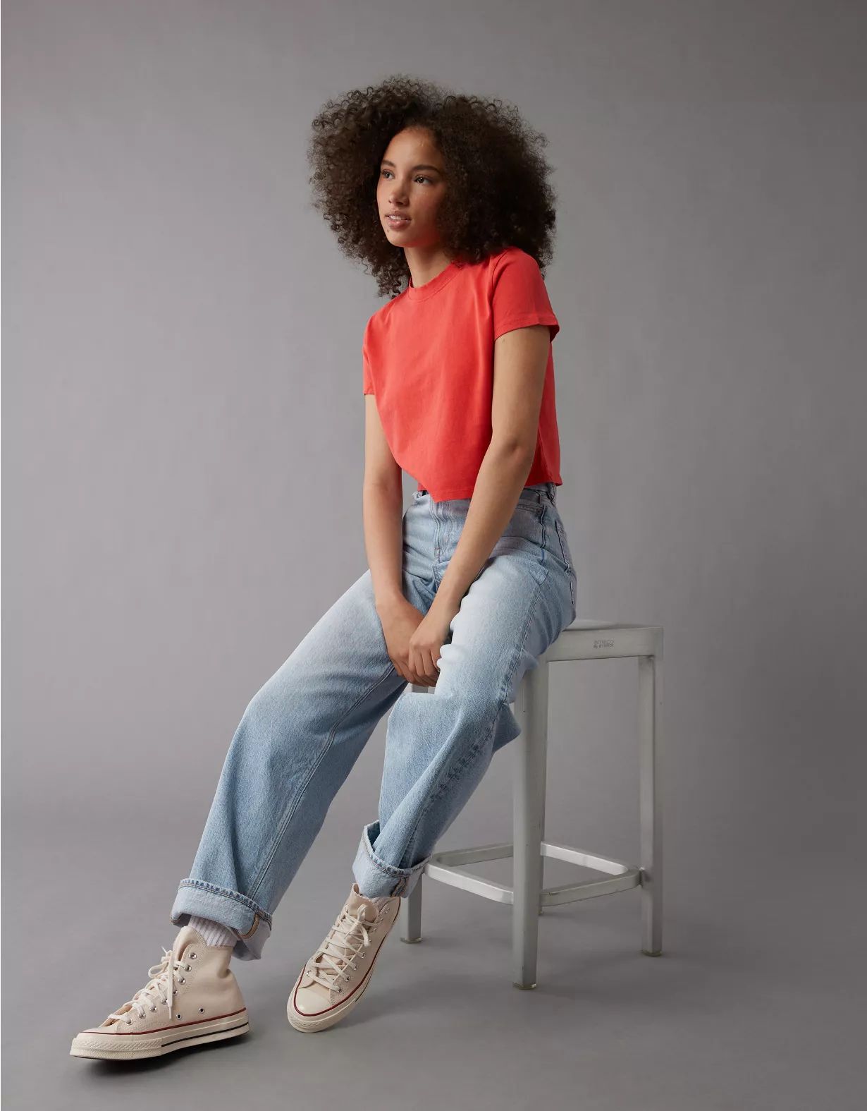 AE Cropped T-Shirt | American Eagle Outfitters (US & CA)