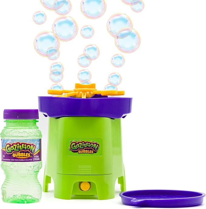 Gazillion Bubbles Tiny Typhoon, Compact Bubble Machine, Powerful Bubble Blower for Maximum Fun, E... | Amazon (US)