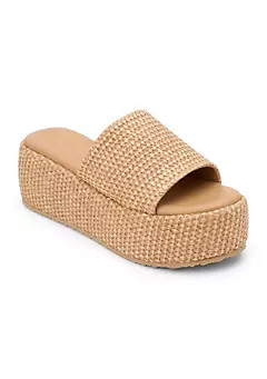 Beach Vegan one band platform wedge. | Belk