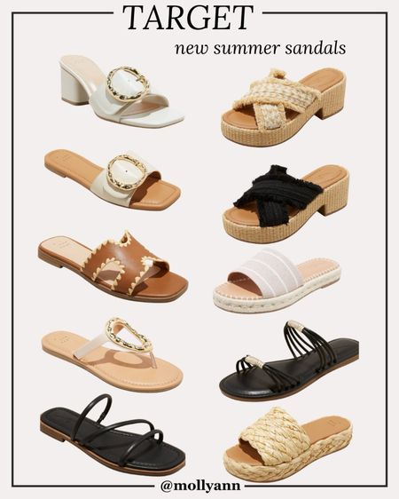 New summer sandals at target 

#LTKfindsunder50 #LTKfindsunder100 #LTKshoecrush