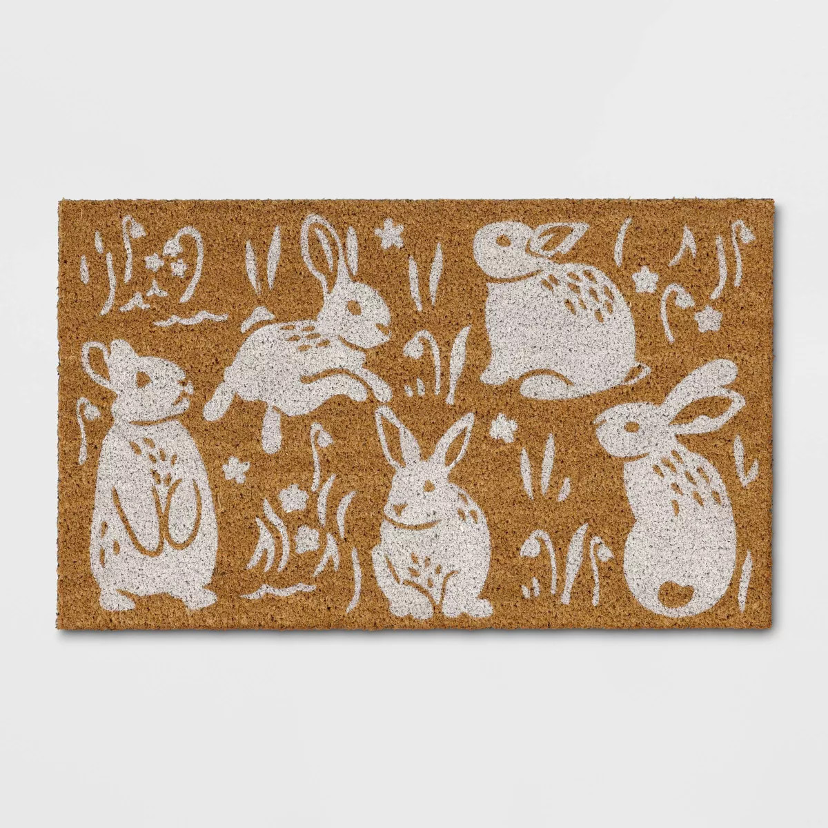 Spring Bunnies Coir Doormat White - Threshold™ | Target
