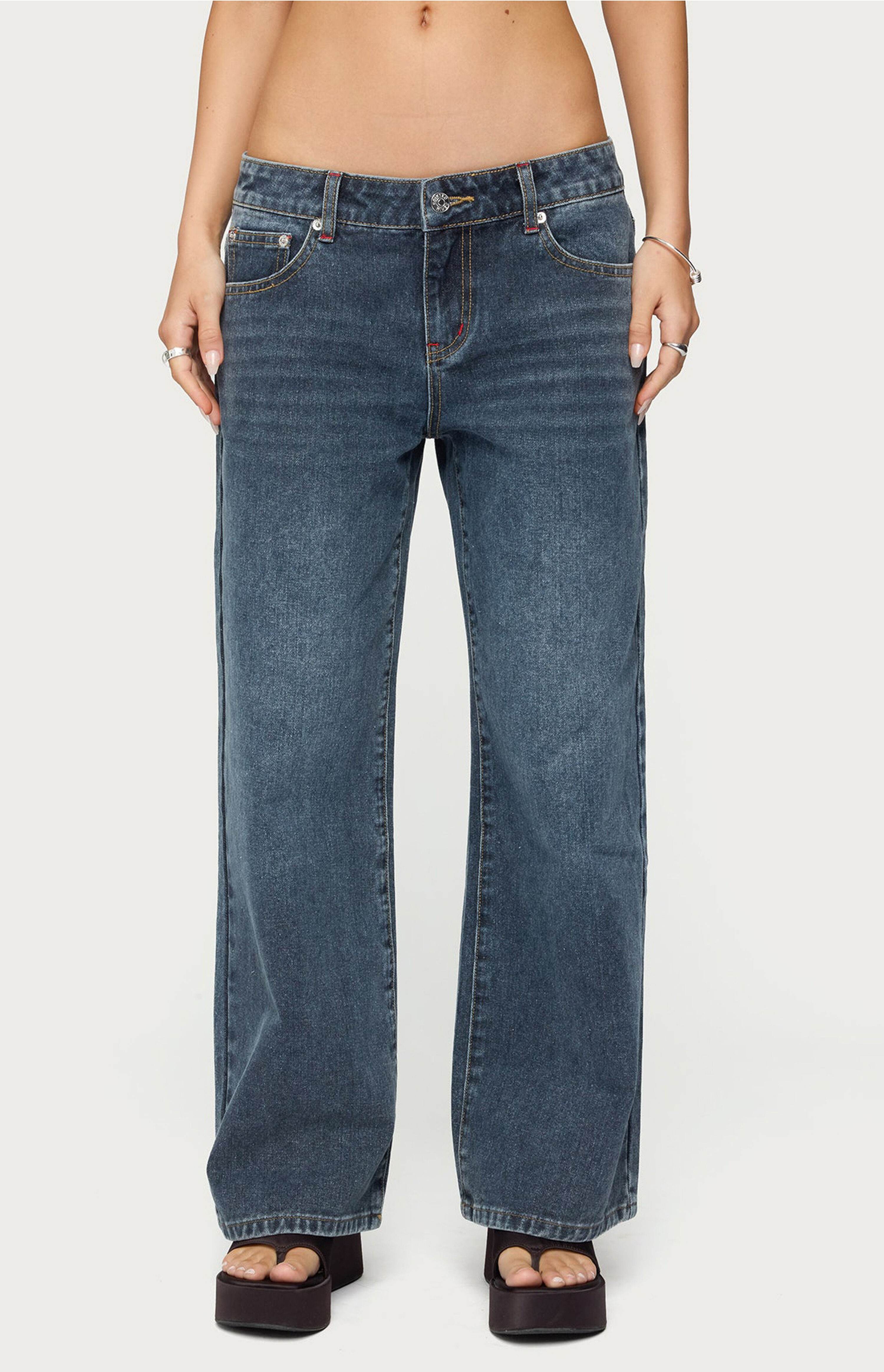Edikted Petite Ace Relaxed Jeans | PacSun