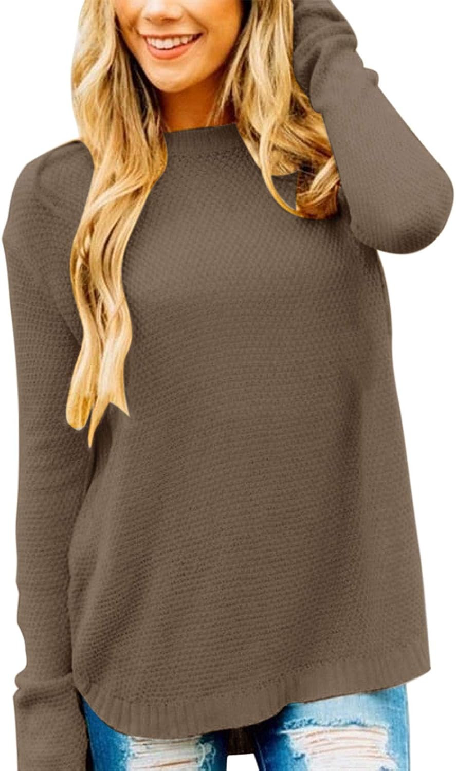 MEROKEETY Fall Sweaters for Women 2026 Trendy Dressy Casual | Amazon (US)