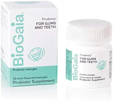 BioGaia Prodentis Mint Lozenges, A Dental Probiotic for Men and Women, Promotes Healthy Teeth and Gu | Amazon (US)