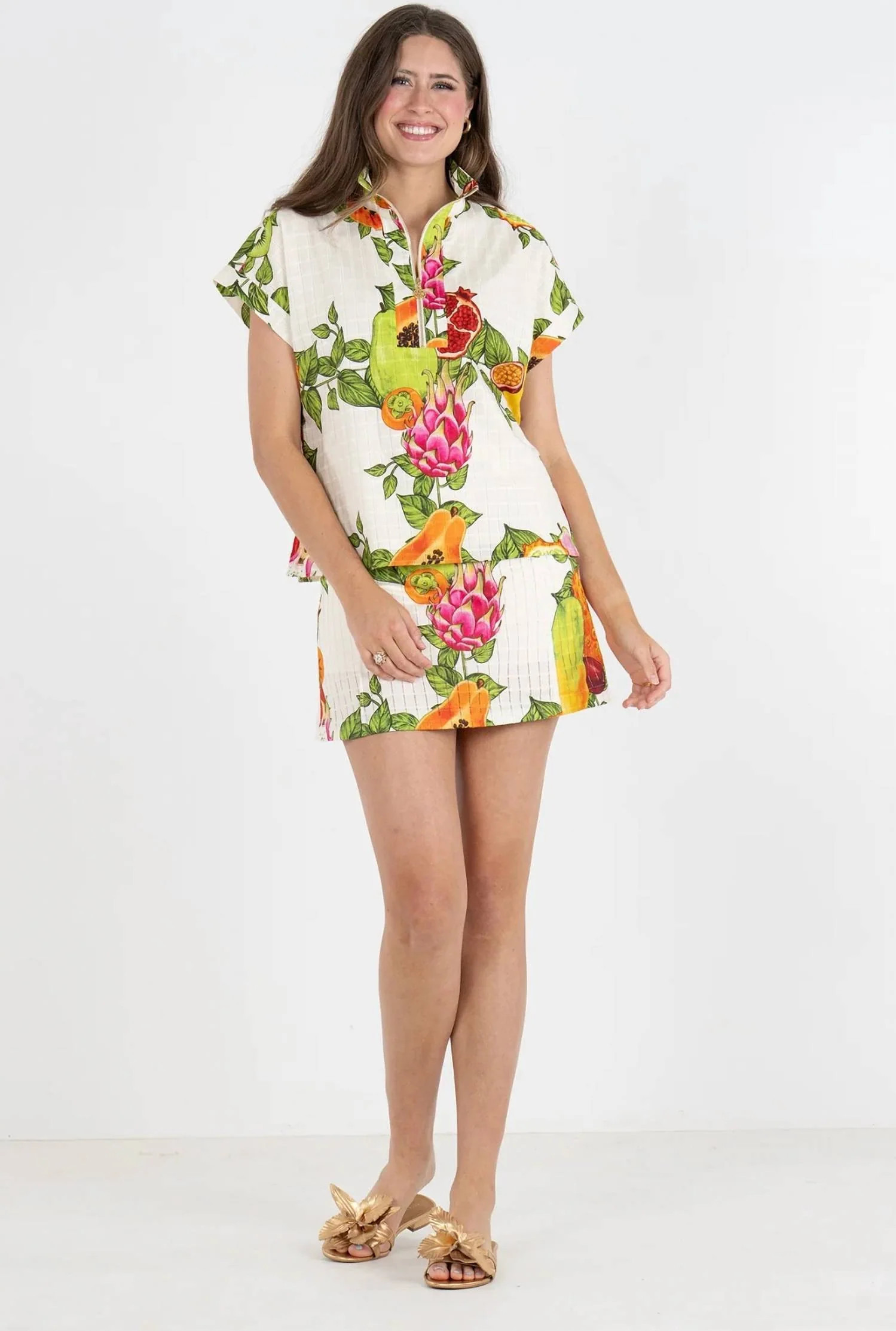 Poppy Pullover Top In Trellis Grove | Shop Simon