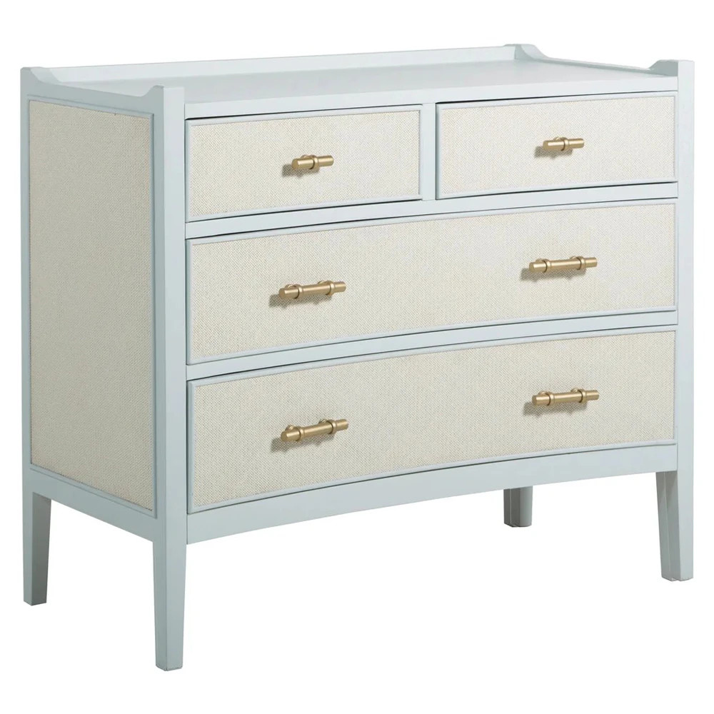 Gabby Jane Coastal Beach Natural Seagrass Dresser | Kathy Kuo Home