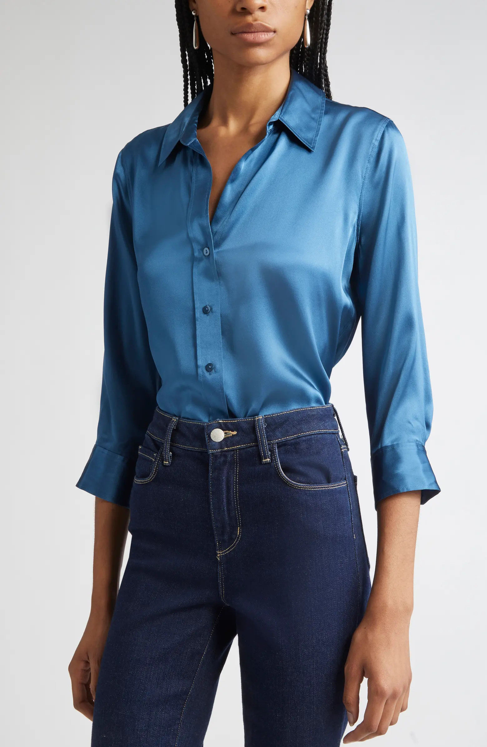 Dani Silk Charmeuse Blouse | Nordstrom