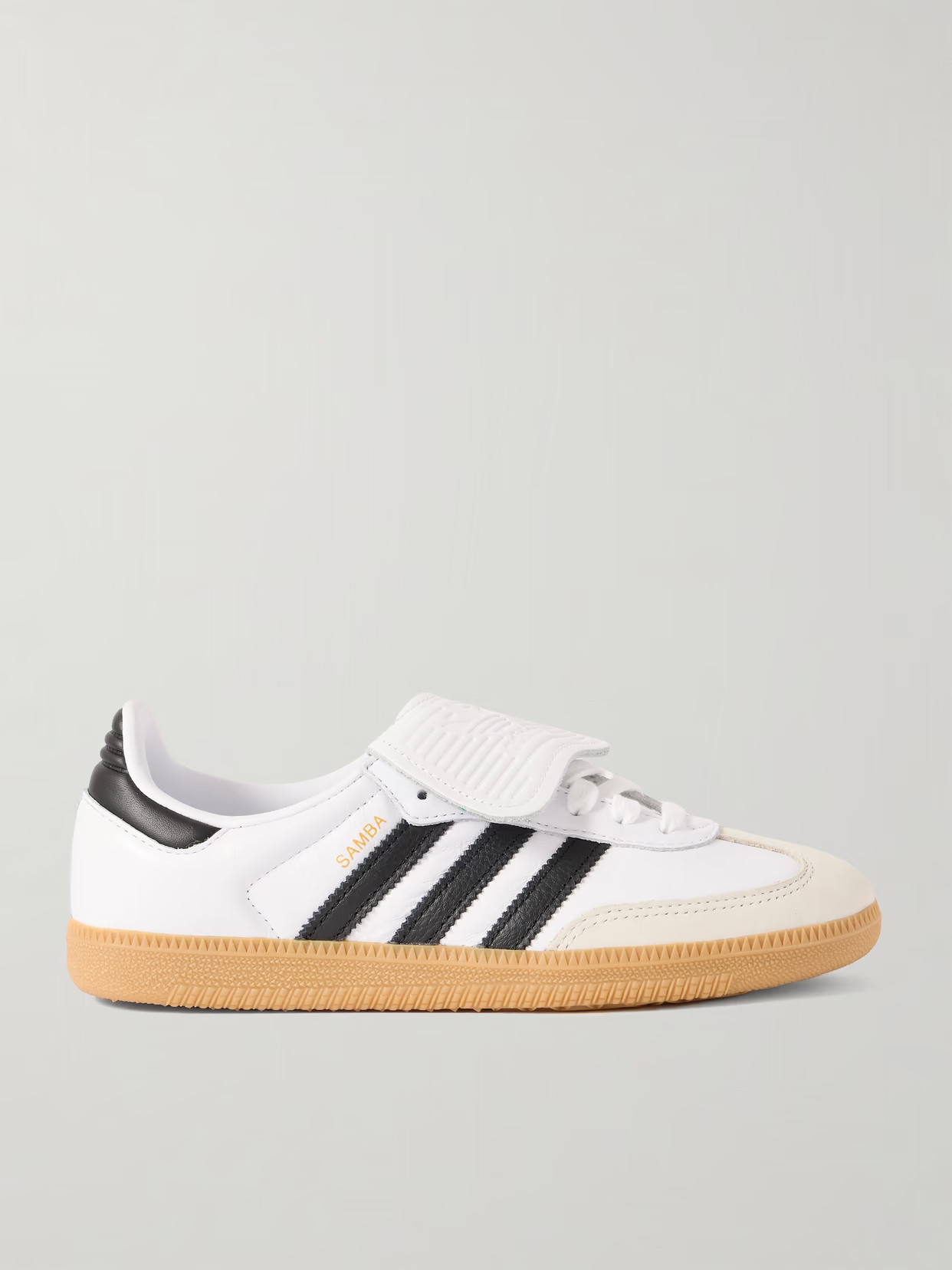 adidas Originals - Samba Lt Nubuck-trimmed Leather Sneakers - White - UK 8.5 | NET-A-PORTER APAC