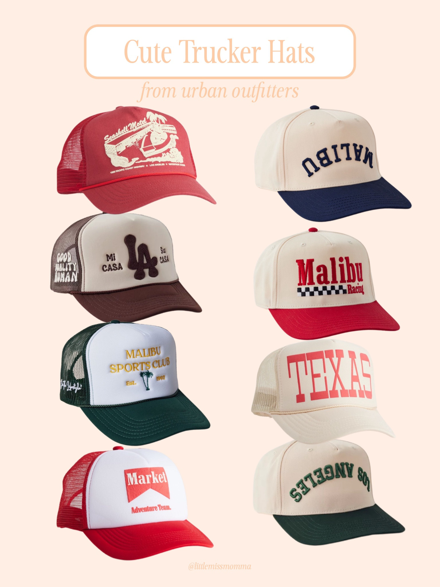 Urban Outfitters is killing it with the trucker hats right now!! 🍒⚡️all hats under $50

#LTKFindsUnder50 #LTKStyleTip #LTKSummerSales