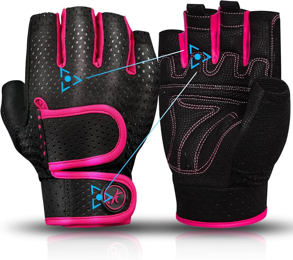 MOREOK Workout Gloves Padded Weight Lifting Gloves for Men/Women, [3MM Gel] Fingerless Grip Gym G... | Amazon (US)