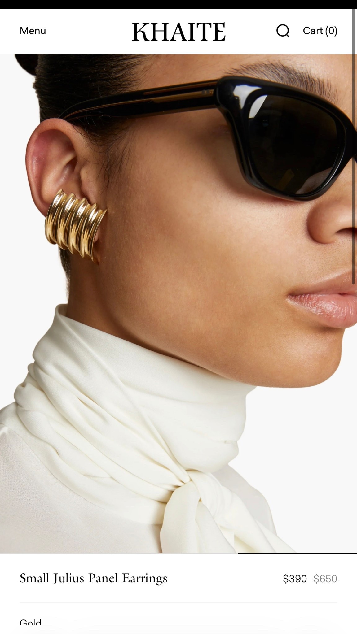 Khaite on sale!!!! Bought these viral earrings, I have wanted forever. 

#LTKHoliday #LTKSaleAlert #LTKGiftGuide