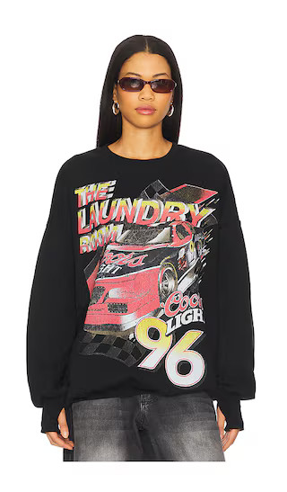 96 Coors Light Racing Jumper Sweatshirt in Black | Revolve Clothing (Global)
