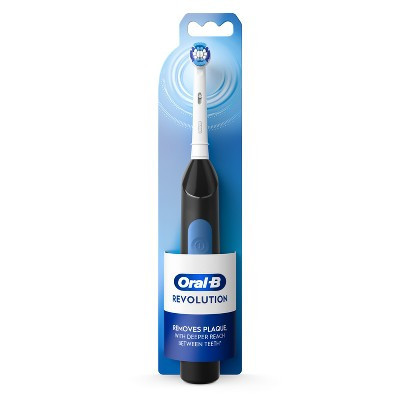 Oral-B Revolution Battery Toothbrush with Brush Head with Battery - Black | Target