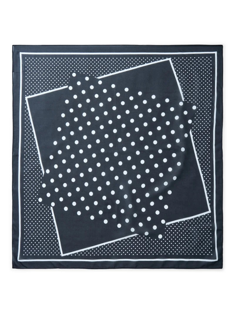 Time and Tru Women's Geometric Polka Dot Scarf for Adults | Walmart (US)