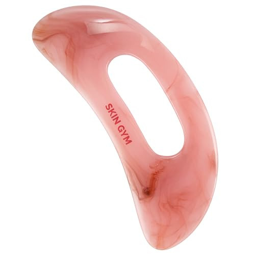 Skin Gym Pink Body Gua Sha - Plastic Guasha Tool for Body Care - Lymphatic Drainage Massager for Total Relaxation and Enhanced Circulation | Amazon (US)