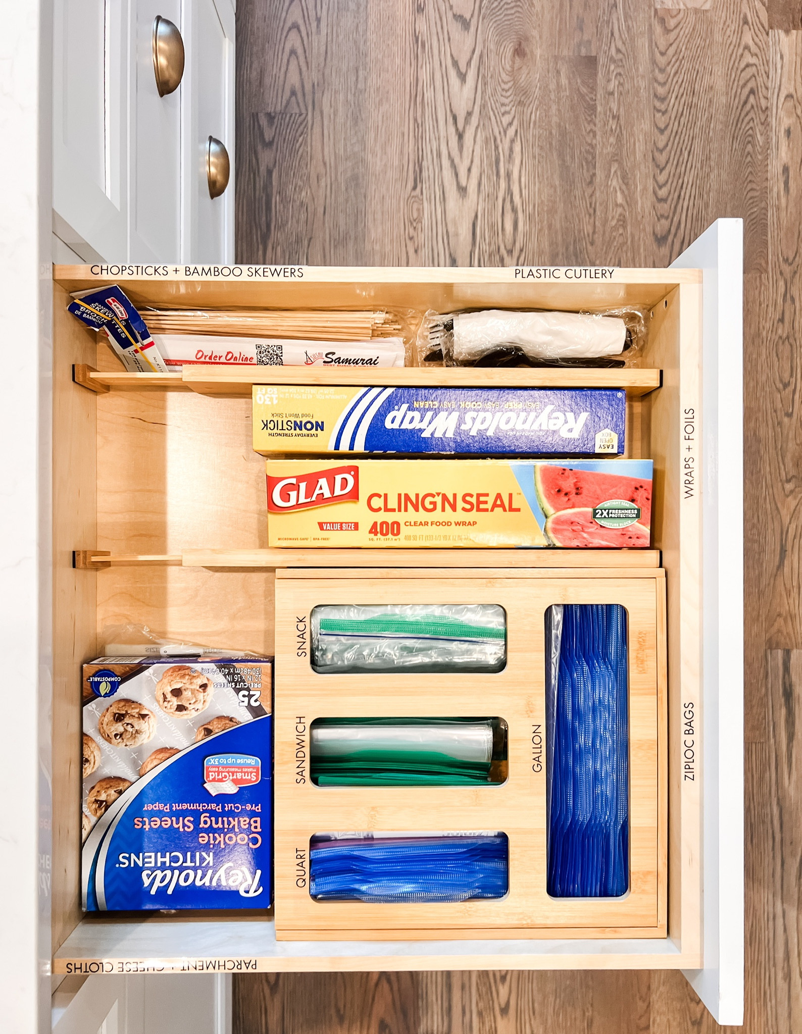 The baggie and foil drawer just got a glow up with these bamboo organizers!!

#LTKfamily #LTKstyletip #LTKhome