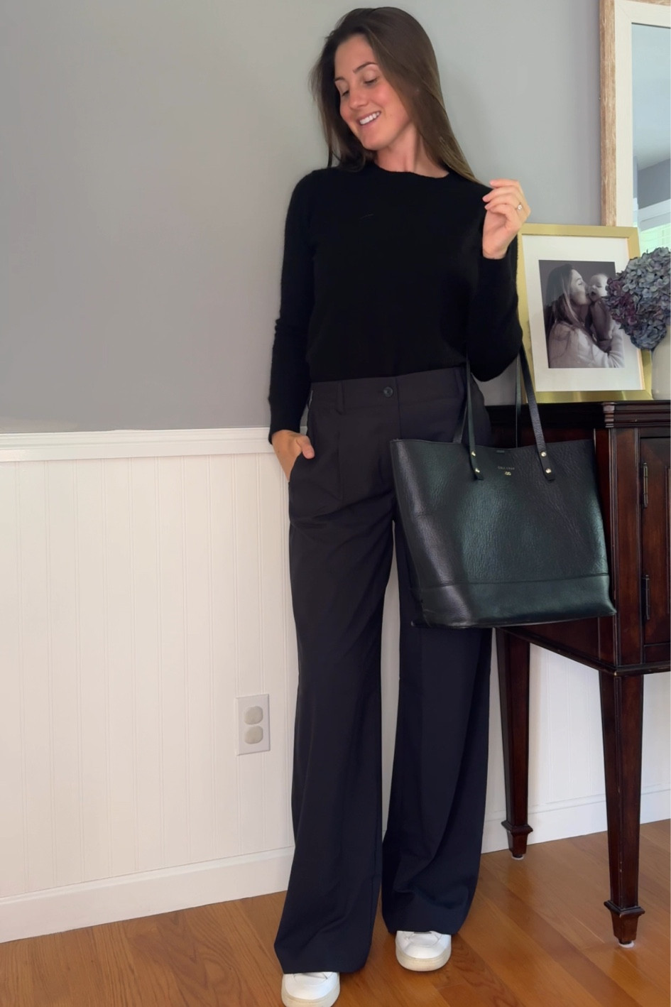All black outfit 🤍

Trouser outfit | fall sweater | fall outfit | workwear 

#LTKWorkwear #LTKSeasonal