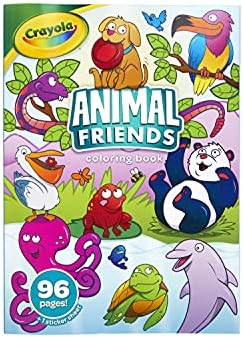 Crayola Animal Friends Coloring Book, 96 Animal Coloring Pages, Gift for Kids, Ages 3, 4, 5, 6 | Amazon (US)