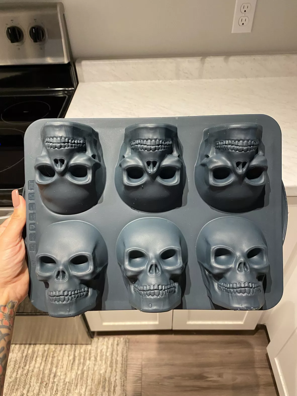 Trudeau 6ct Jumbo Skulls Baking Pan curated on LTK