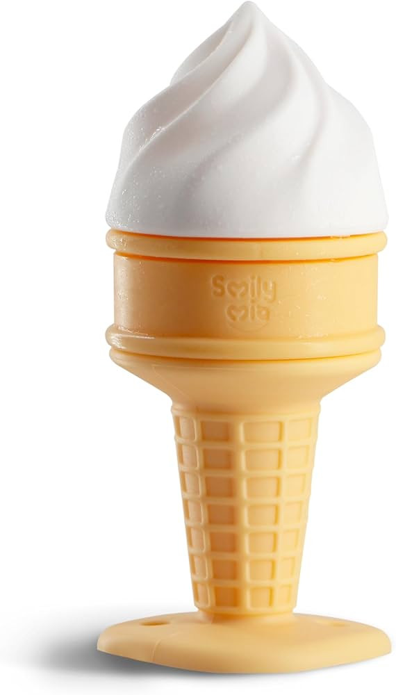 Smily Mia Freezer Teether for Babies 12-18Months,Freezable Ice Cream Toy for 6-12Months Babies,Co... | Amazon (US)