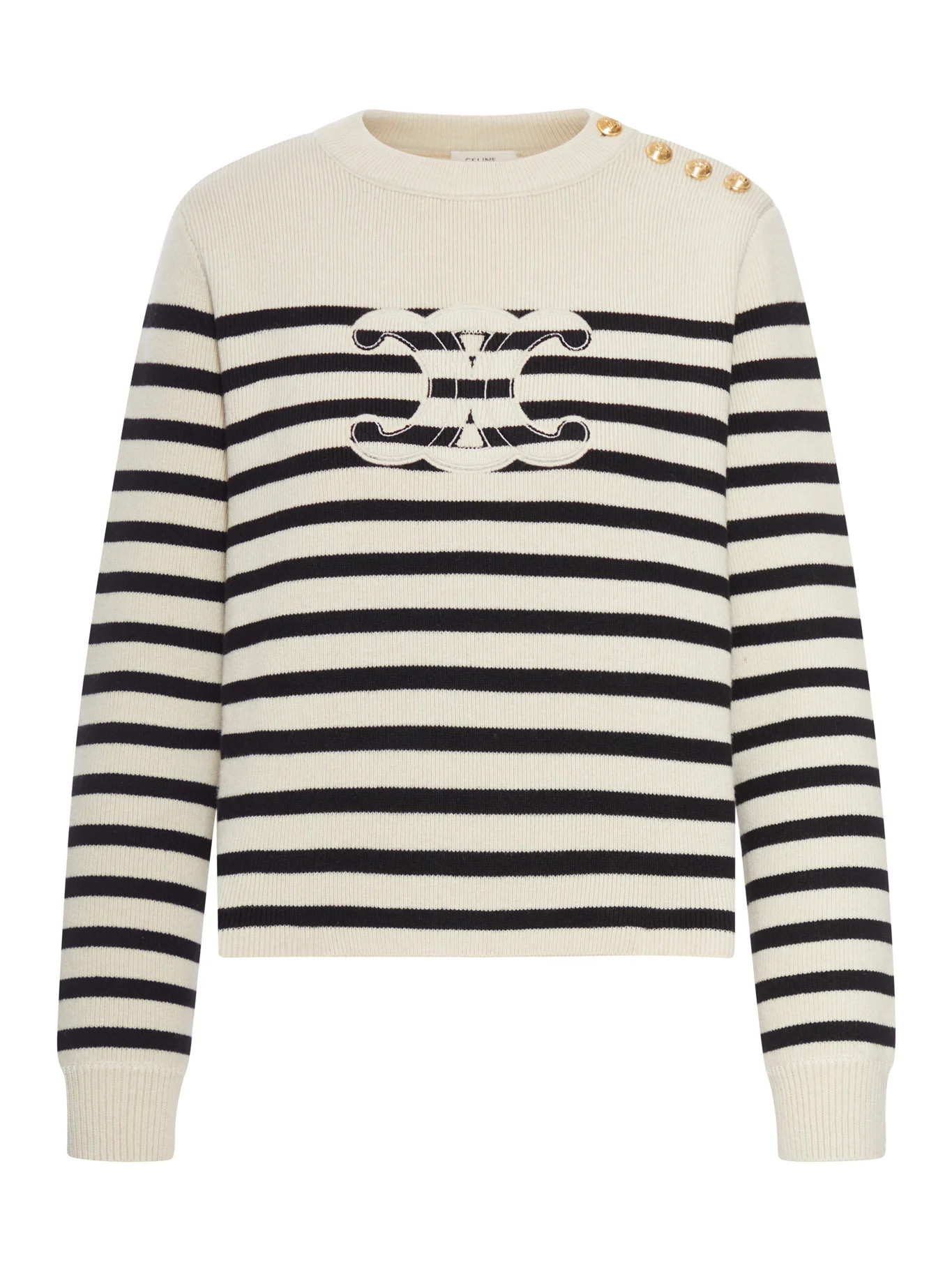 CREW NECK CASHMERE SWEATER - Celine - Woman | Suitnegozi INT