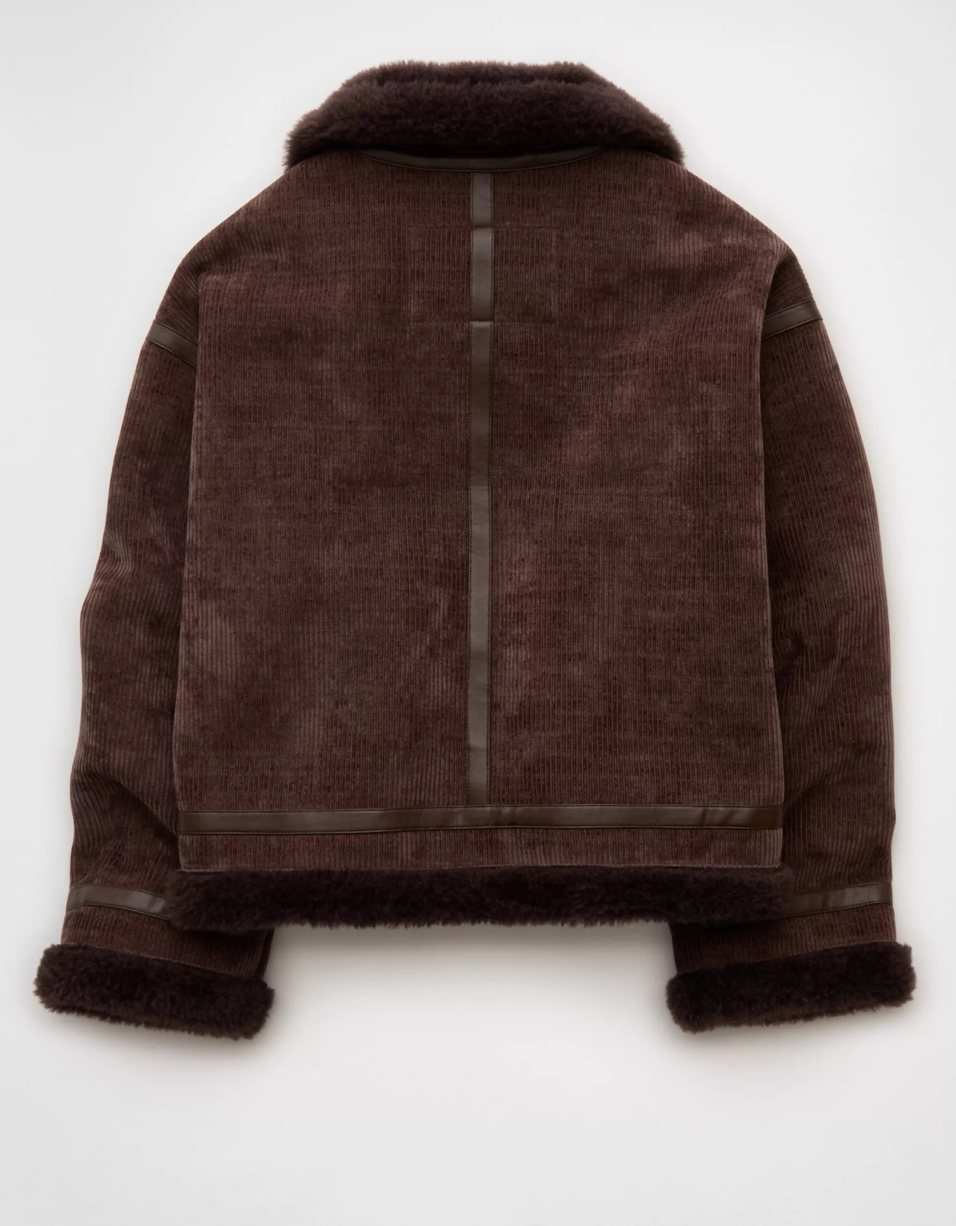 AE Cropped Corduroy Bomber Jacket | American Eagle Outfitters (US & CA)