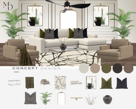 Living Room Concept Design 

#LTKhome